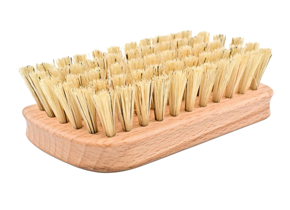 Sneakerbürste mit Buchenholzgriff und Fibre-Borsten